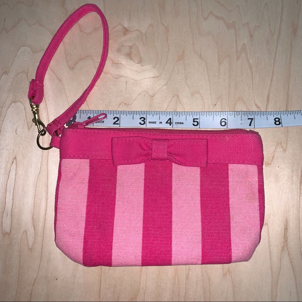 Victoria’s Secret Wristlet/Luggage/Cosmetic Canvas Bag - Small